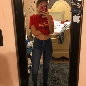 hollister jean jegging high-rise